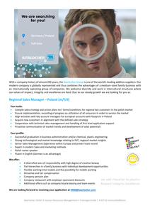 Regional Sales Manager - Poland (m/f/d)