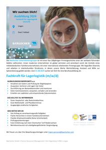 Ausbildungsplätze als Fachkraft für Lagerlogistik für 2023 (m/w/d)