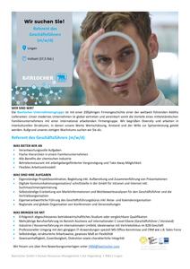 Referent des Geschäftsführers (m/w/d)